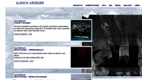 What Ulrich-krieger.de website looked like in 2016 (7 years ago)