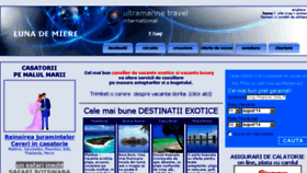 What Ultramarine.ro website looked like in 2017 (7 years ago)
