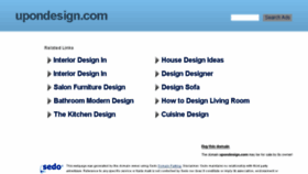What Upondesign.com website looked like in 2017 (7 years ago)