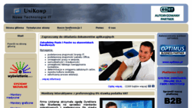 What Unikomp.pl website looked like in 2017 (7 years ago)