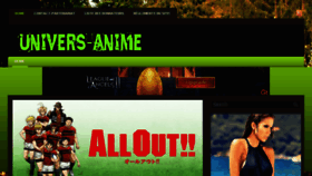 What Univers-animeiz.com website looked like in 2017 (7 years ago)