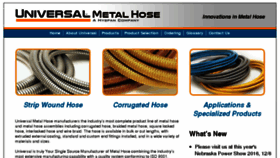 What Universalmetalhose.com website looked like in 2017 (7 years ago)