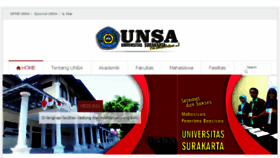 What Unsa.ac.id website looked like in 2017 (7 years ago)