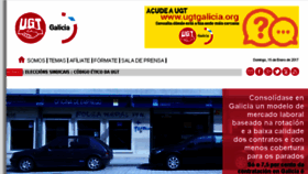 What Ugtgalicia.org website looked like in 2017 (7 years ago)