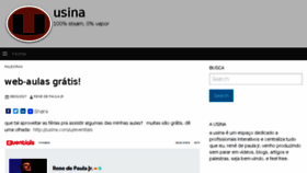 What Usina.com website looked like in 2017 (7 years ago)