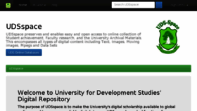 What Udsspace.uds.edu.gh website looked like in 2017 (7 years ago)