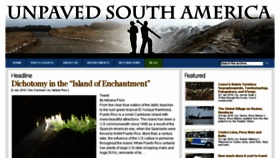 What Unpavedsouthamerica.com website looked like in 2017 (7 years ago)