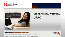 What Universidadvirtual.upao.edu.pe website looked like in 2017 (7 years ago)