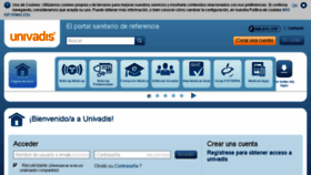 What Univadis.es website looked like in 2017 (7 years ago)
