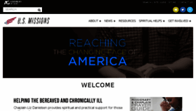 What Usmissions.org website looked like in 2017 (7 years ago)