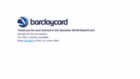 What Upromisemastercard.com website looked like in 2017 (7 years ago)