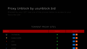 What Usunblock.bid website looked like in 2017 (7 years ago)