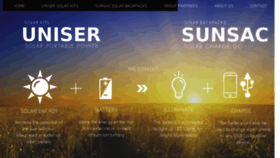 What Unisersolar.com website looked like in 2017 (7 years ago)