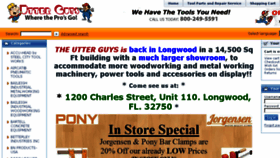 What Utterguys.com website looked like in 2017 (7 years ago)