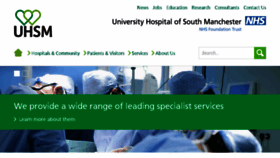 What Uhsm.nhs.uk website looked like in 2017 (7 years ago)
