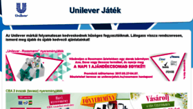 What Unileverjatek.hu website looked like in 2017 (7 years ago)
