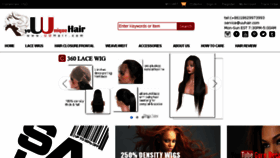 What Uuhair.com website looked like in 2017 (7 years ago)