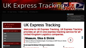 What Uk.expresstracking.org website looked like in 2017 (7 years ago)