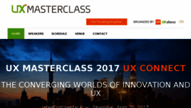 What Uxmasterclass.com website looked like in 2017 (7 years ago)