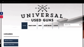 What Universalusedguns.com.au website looked like in 2017 (7 years ago)