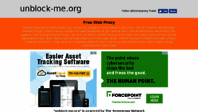 What Unblock-me.org website looked like in 2017 (7 years ago)