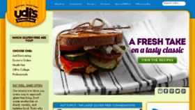 What Udisglutenfree.com website looked like in 2017 (7 years ago)
