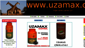 What Uzamax.com website looked like in 2017 (7 years ago)