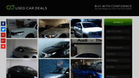 What Usedcardeals.co.za website looked like in 2017 (7 years ago)