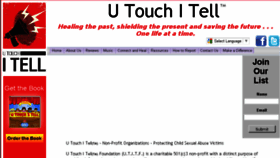 What Utouchitell.org website looked like in 2017 (7 years ago)