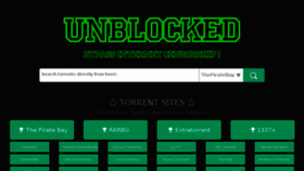 What Unblocked.run website looked like in 2017 (7 years ago)