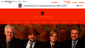 What Uiuc.com website looked like in 2017 (6 years ago)