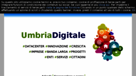 What Umbriadigitale.it website looked like in 2017 (7 years ago)