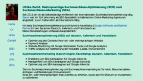 What Ulrikezachl.at website looked like in 2017 (7 years ago)