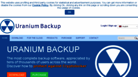 What Uranium-backup.com website looked like in 2017 (7 years ago)