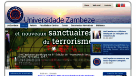 What Unizambeze.ac.mz website looked like in 2017 (7 years ago)