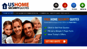 What Ushomesecurityquotes.com website looked like in 2017 (6 years ago)