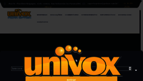 What Univox.com.br website looked like in 2017 (7 years ago)