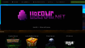 What Uberminecraft.com website looked like in 2017 (7 years ago)
