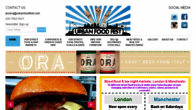 What Urbanfoodfest.com website looked like in 2017 (7 years ago)