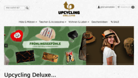 What Upcycling-deluxe.com website looked like in 2017 (7 years ago)