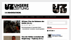 What Unsere-zeitung.at website looked like in 2017 (7 years ago)