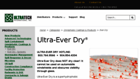 What Ultraeverdry.com website looked like in 2017 (6 years ago)