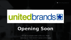 What Unitedbrands.us website looked like in 2017 (6 years ago)