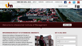 What Uimdehradun.com website looked like in 2017 (7 years ago)