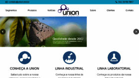 What Union.ind.br website looked like in 2017 (6 years ago)