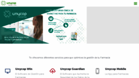 What Unycop.es website looked like in 2017 (7 years ago)