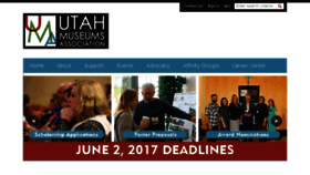 What Utahmuseums.org website looked like in 2017 (6 years ago)