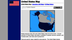 What United-states-map.com website looked like in 2017 (6 years ago)