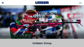 What Uniteam.com website looked like in 2017 (7 years ago)