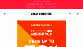 What Urbanoutfitters.com website looked like in 2017 (6 years ago)